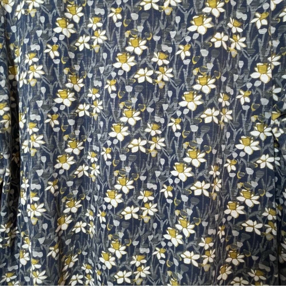 Seasalt Cornwall Floral Blue and Yellow Women's Tunic Size 10 - Picture 4 of 13